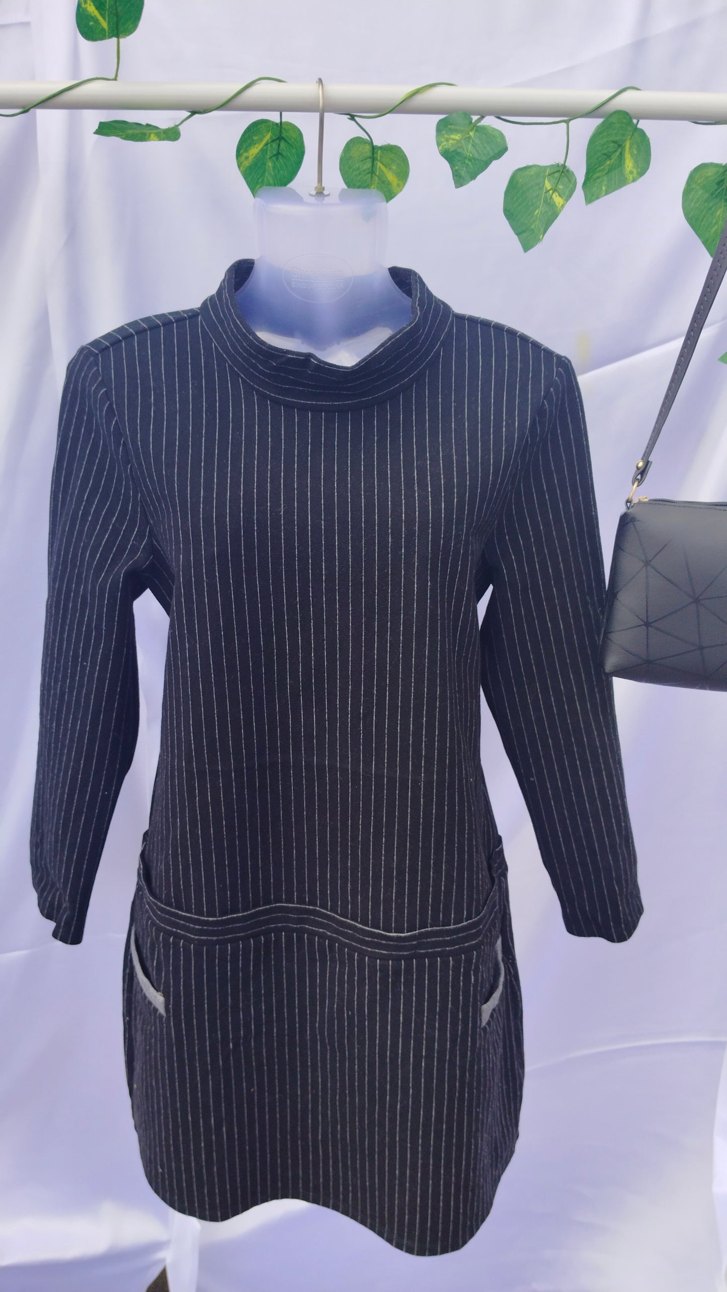 BOHO BLACK FULL SLEEVE BODYCON